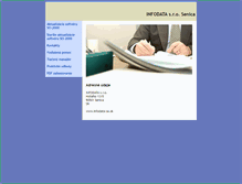 Tablet Screenshot of infodata-se.sk